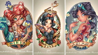 The Disney Princesses Get Inked